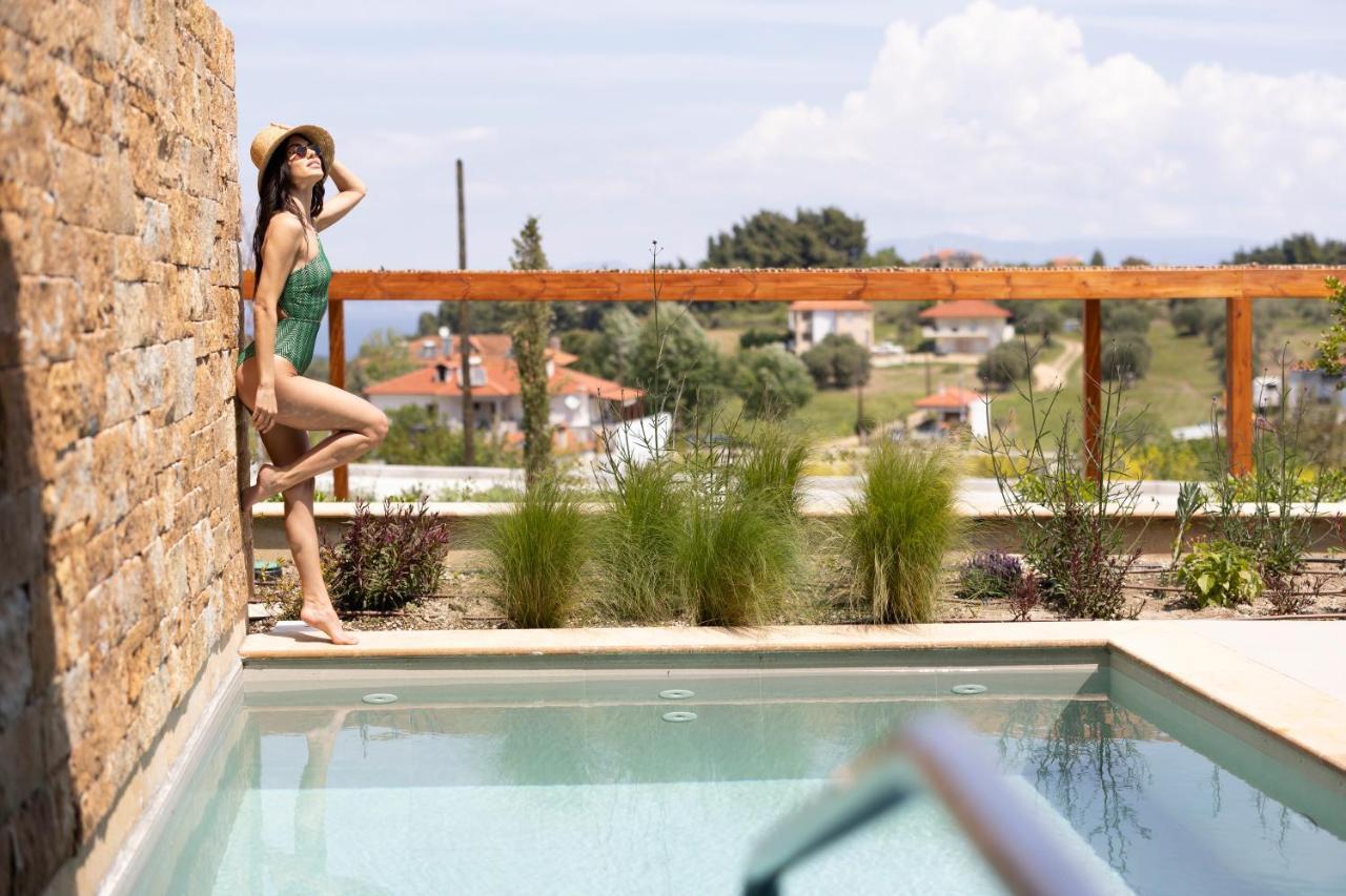 Pnoes Luxury Suites Paliouri Exterior foto